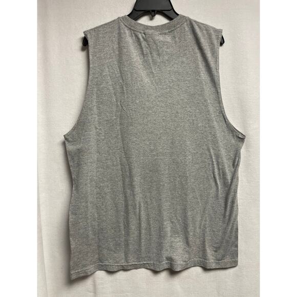 Vintage TAZ Looney Tunes WB mens sleeveless shirt size XL gray 2000 muscle shirt - Picture 5 of 5